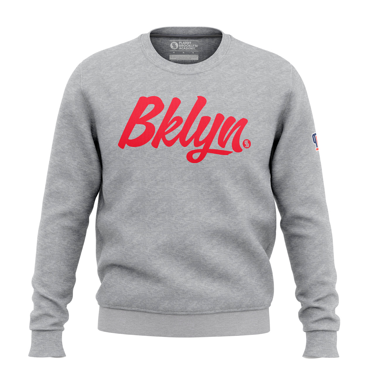 Bklyn Script Crewneck - Red Logo