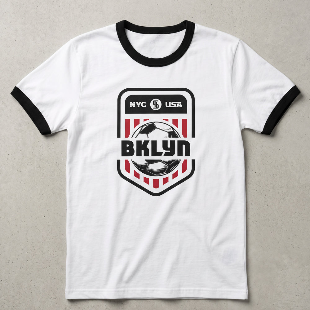 Wholesale: Brooklyn Soccer Ringer Tee