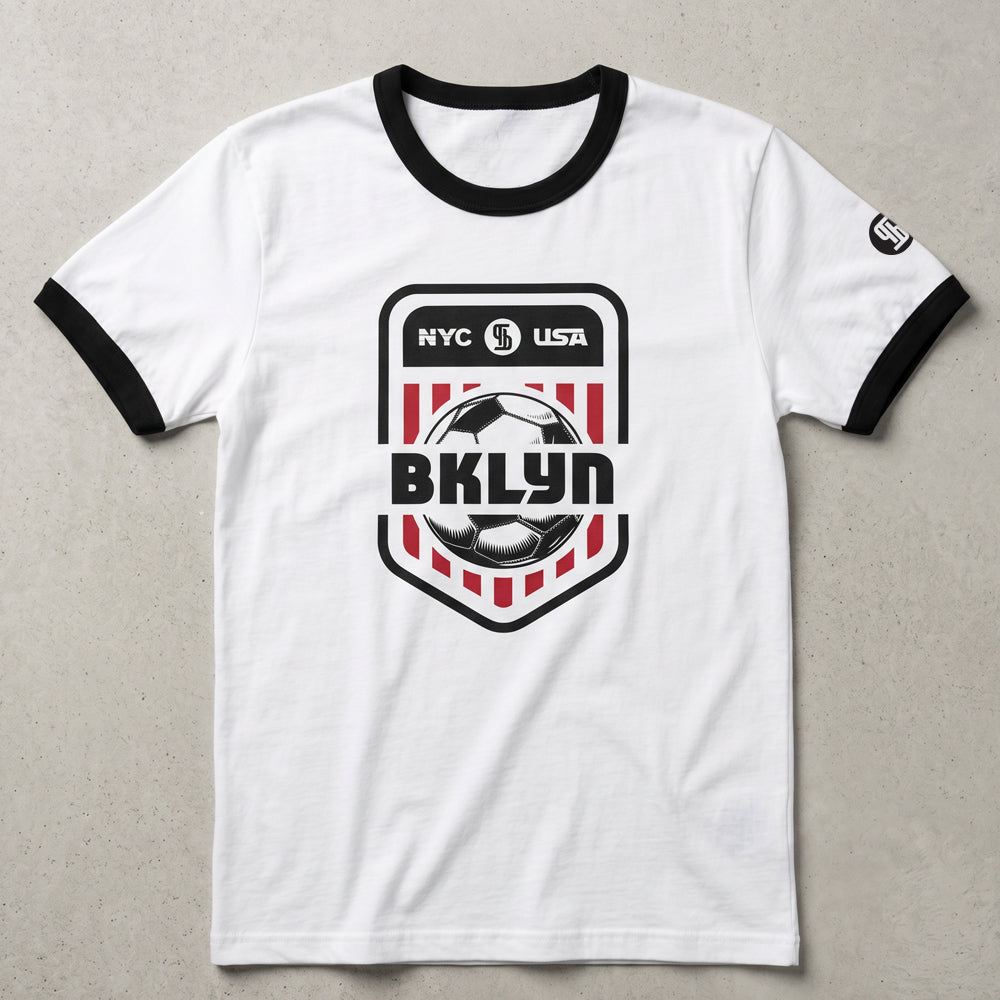 Wholesale: Brooklyn Soccer Ringer Tee
